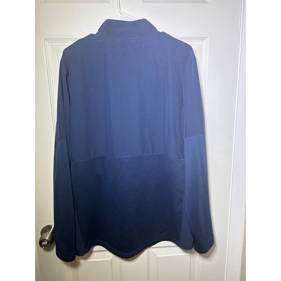 Under Armour Coldgear fitted Pullover Mens Size L** Navy Blue 1/4 Zip - Picture 3 of 7